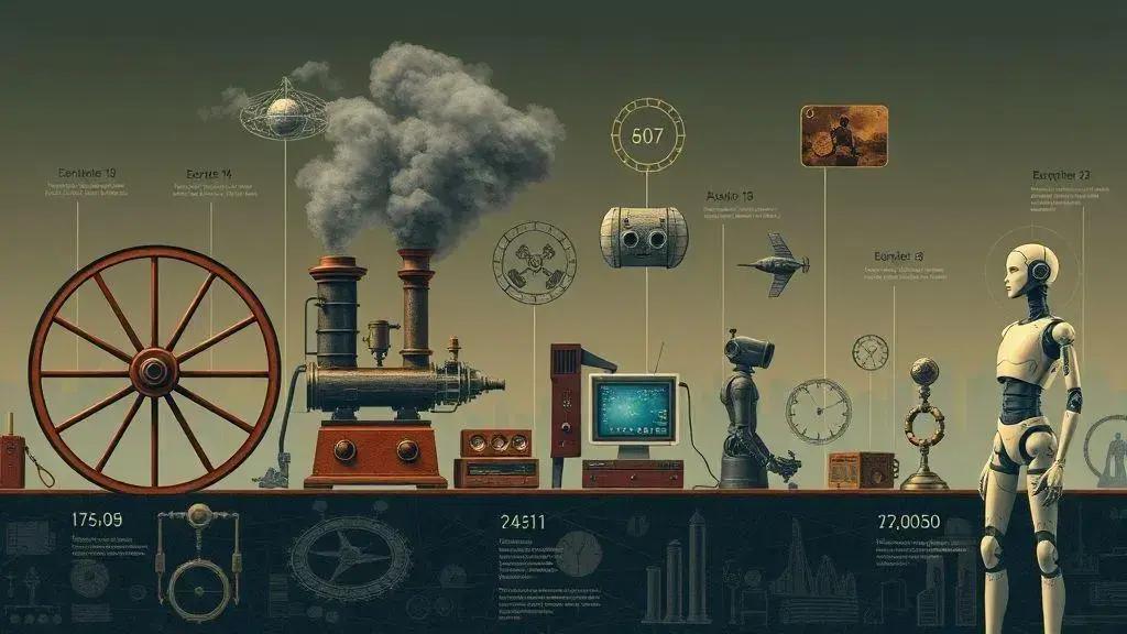 A evolução tecnológica e suas raízes históricas