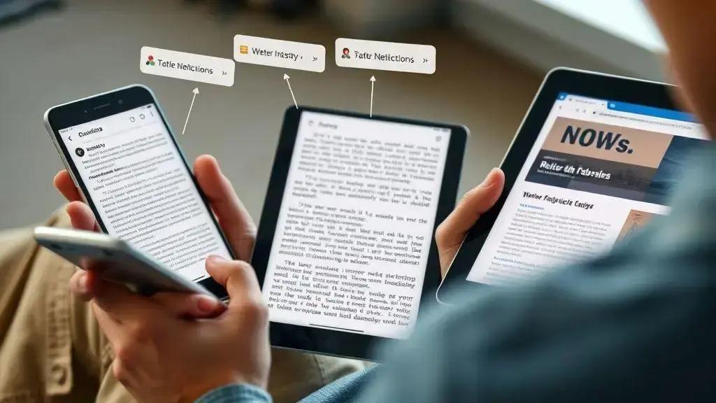 Como dispositivos eletrônicos influenciam a compreensão textual