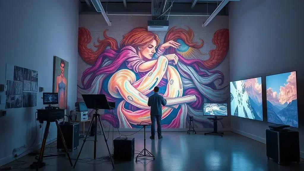 Exemplos de artistas que usam tecnologia nas obras