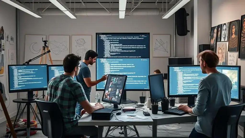 Projetos colaborativos entre programadores e artistas