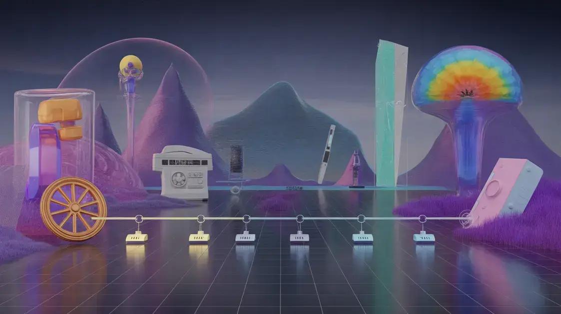 principais marcos tecnológicos ao longo do tempo