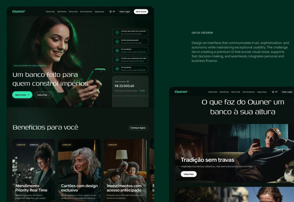 Owner — banco digital premium
