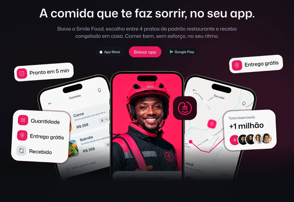 Smile Food — app de delivery de comida