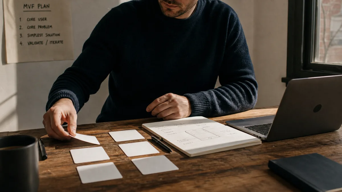 Como definir o escopo de um MVP sem inchar o produto