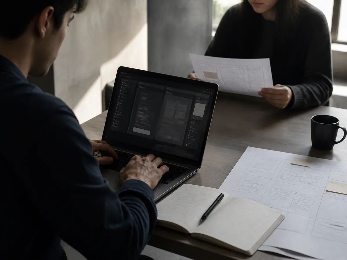 Linha do tempo de um projeto de software com discovery, sprints semanais, demo e publicação